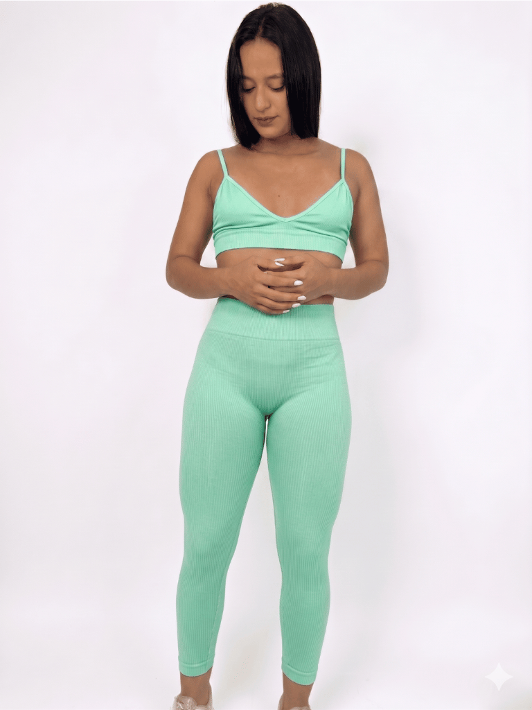 Set Legguins largo y Top x 2